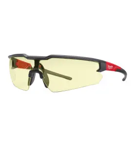 LUNETTES DE SÉCURITÉ CLAIRES ANTI-BUÉE & ANTI-RAYURE JAUNES