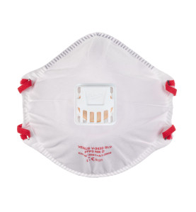 MASQUES JETABLES FFP3 AVEC VALVE - 10 PCS