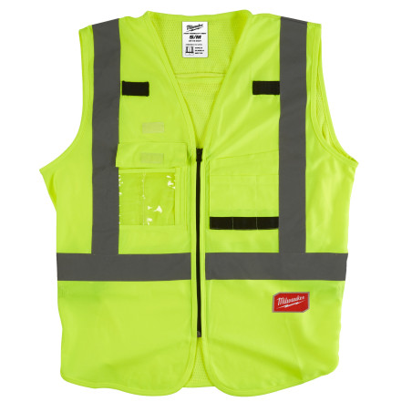 GILET HAUTE VISIBILTÉ JAUNE - S/M - 1 PC