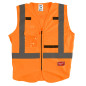 GILET HAUTE VISIBILTÉ ORANGE - S/M - 1 PC GILET HAUTE VISIBILTÉ ORANGE - S/M - 1 PC
