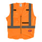 GILET HAUTE VISIBILTÉ ORANGE - L/XL - 1 PC GILET HAUTE VISIBILTÉ ORANGE - L/XL - 1 PC