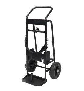 MXF DHT - Chariot pour démolisseur MXF DH25, support batterie intégré, emplacement pour burins. Livré avec sangles