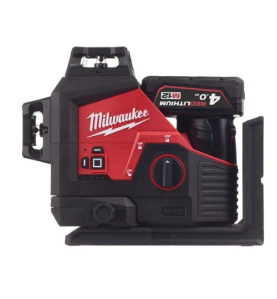 M12 3PLKIT-401P - Laser 3 lignes, vert, haute visibilité, 12V, 4Ah