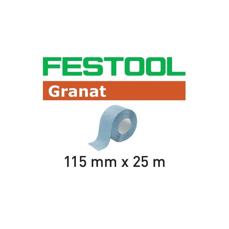 Abrasifs en rouleau 115x25m P180 GR Granat Festool