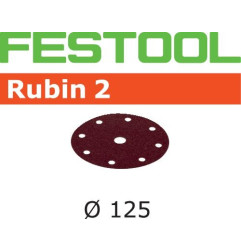 Festool Abrasif STF D125/8 P60 RU2/10 Rubin 2