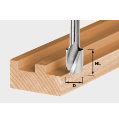 Festool Fraises à rainurer hélicoïdale HW Spi S8 D4/10