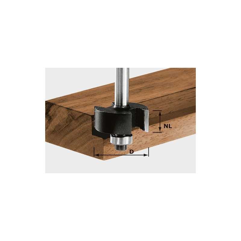 Fraises à feuillurer HW S8 D31,7/NL 12,7 Festool