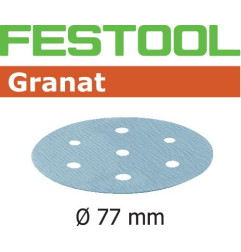 Festool Abrasif STF D77/6 P80 GR/50 Granat