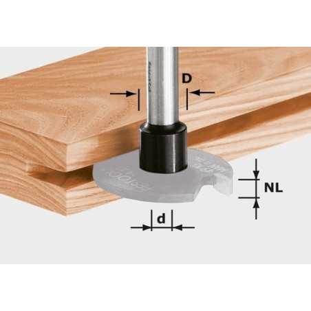 Broche porte-outil S8 1,5-5 D14 Festool
