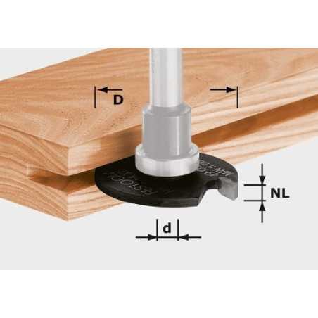 Disque à rainurer à plaquettes HW D40x5 Festool