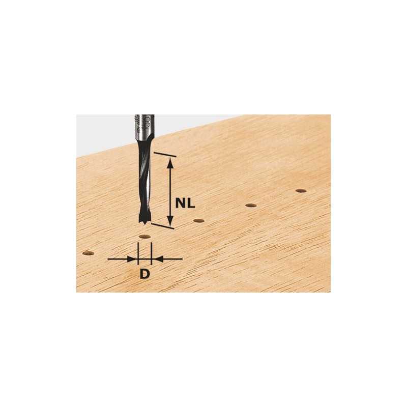 Festool Foret pour chevilles HW D3/16