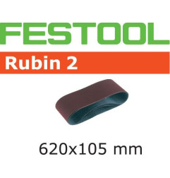 Festool Bande abrasive L620X105-P100 RU2/10 Rubin 2