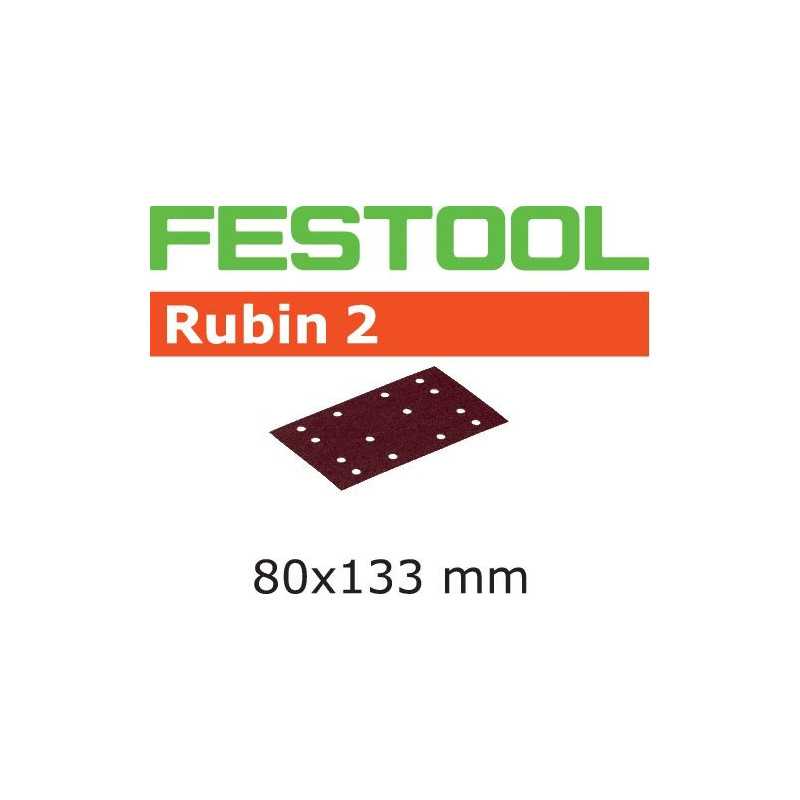 Abrasifs STF 80X133 P80 RU2/50 Rubin 2 Festool