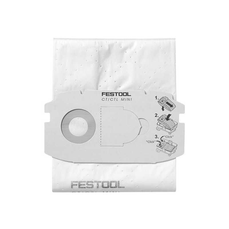 Sac filtre SELFCLEAN SC FIS-CT MINI/5 Festool