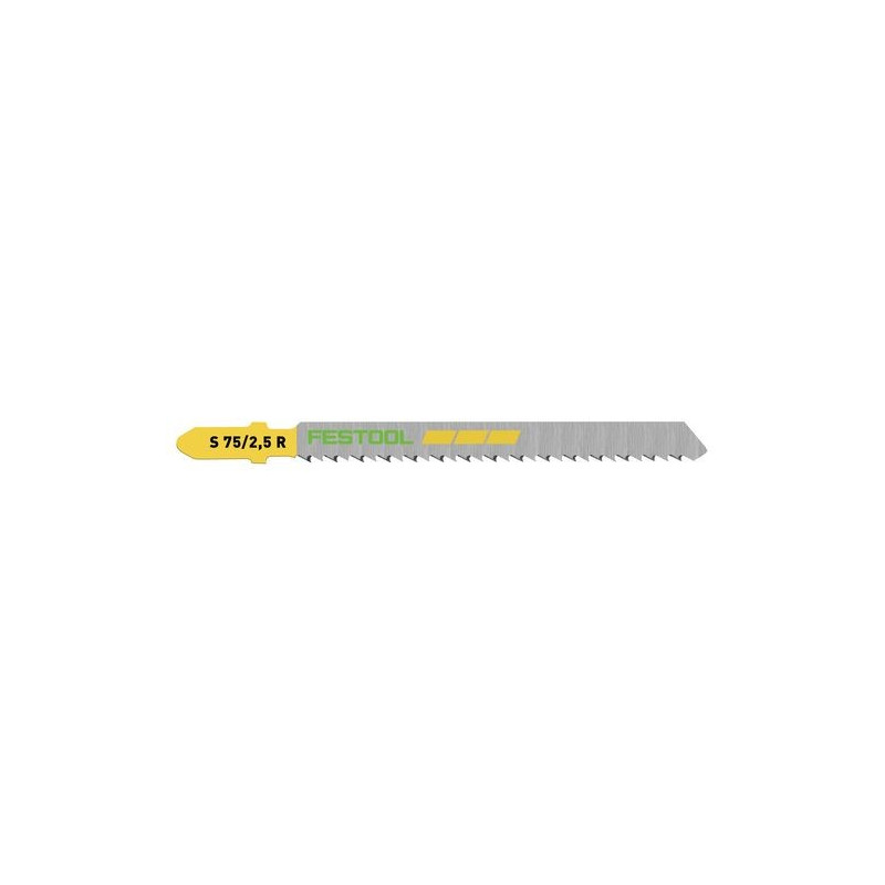 Lame de scie sauteuse S 75/2,5 R/5 WOOD FINE CUT Festool