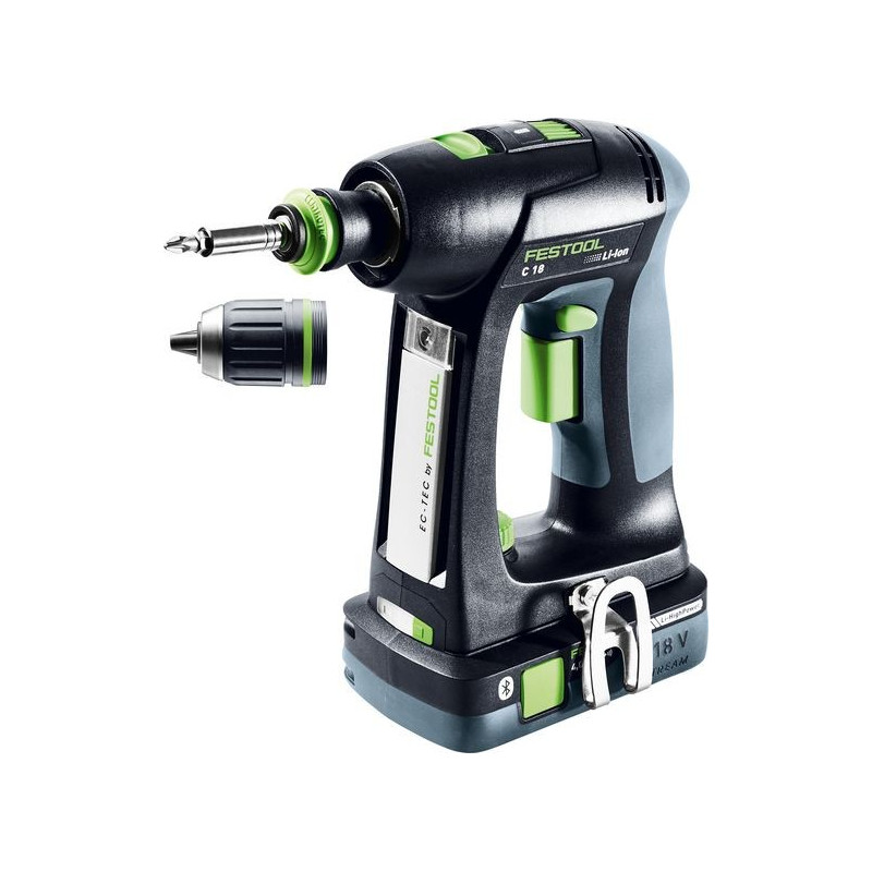 Festool Perceuse-visseuse sans fil C 18 HPC 4,0 I-Plus