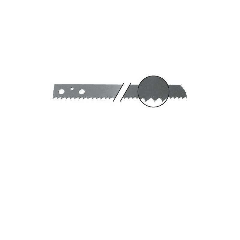 Lame droite - L300mm - dents 6.3mm Référence 63503071009 Fein