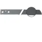 Lame droite - HSS - L530mm - dents 2.1mm Référence 63503069008 Fein Lame droite - HSS - L530mm - dents 2.1mm Référence 63503069008 Fein