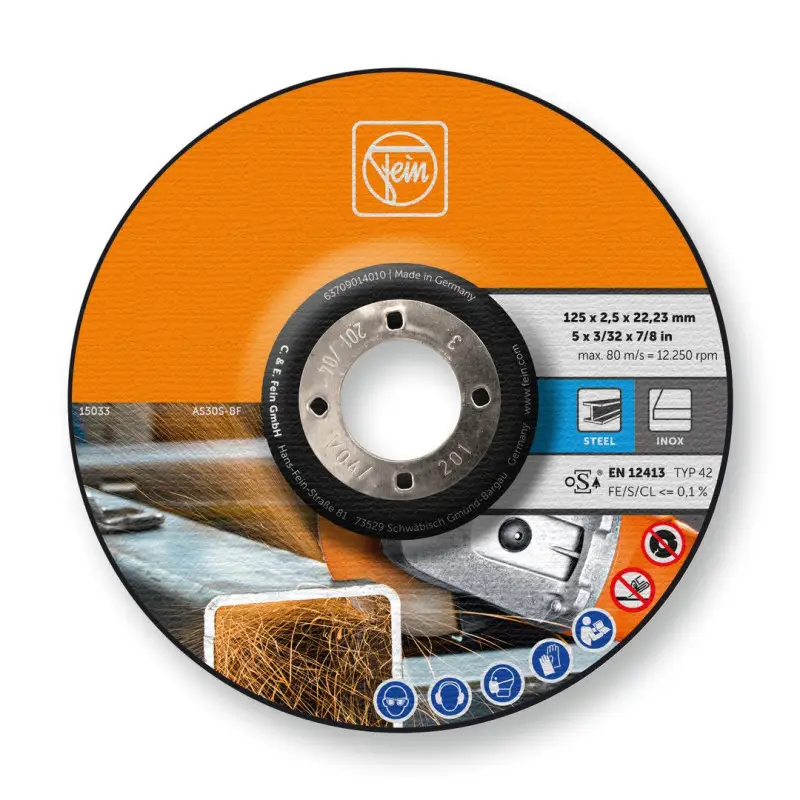 Disque à tronçonner - Pack de 25 Référence 63709014010 Fein Disque à tronçonner - Pack de 25 Référence 63709014010 Fein