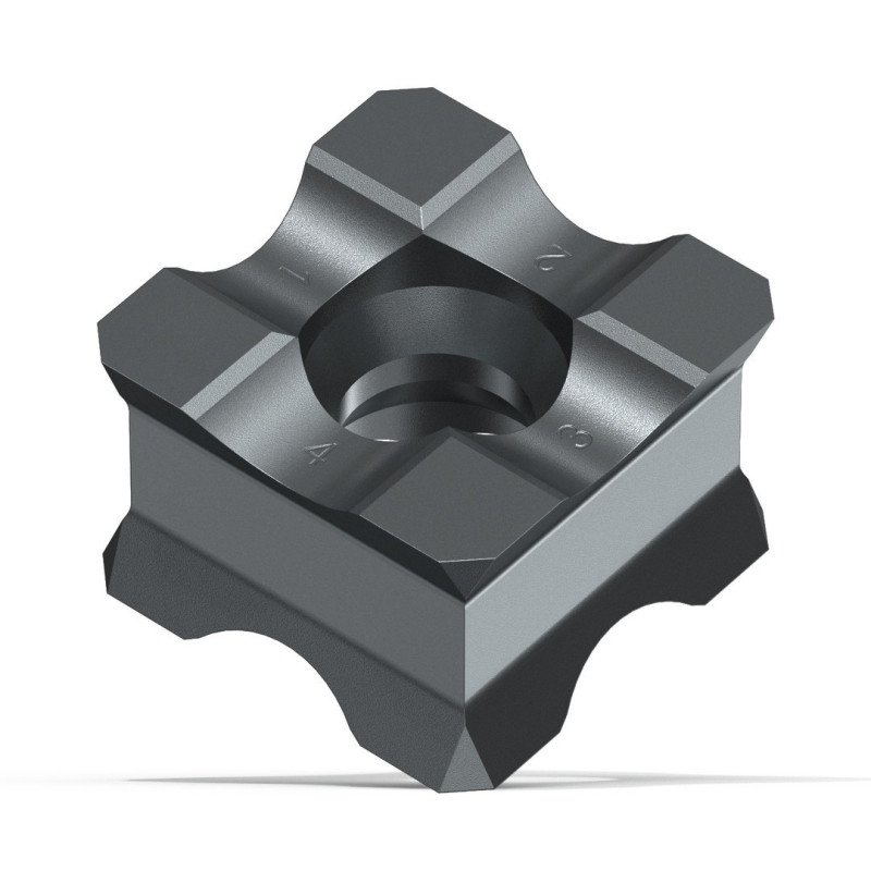 Plaquette réversible KX pour rayon 3 mm sur aluminium, métaux non ferreux et tendres (8 arêtes). Référence 64302005010 Fein Plaquette réversible KX pour rayon 3 mm sur aluminium, métaux non ferreux et tendres (8 arêtes). Référence 64302005010 Fein