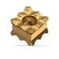 Plaquette réversible KX pour rayon de 2 mm sur aciers et aciers inoxydables (2x8 arêtes). Référence 64302012010 Fein