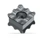 Plaquette réversible KX pour rayon de 2 mm sur aluminium, métaux non ferreux et tendres (2x8 arêtes). Référence 64302018010 Fein