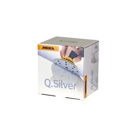 Q.SILVER 77mm Grip 6T P180, 100/unité Mirka