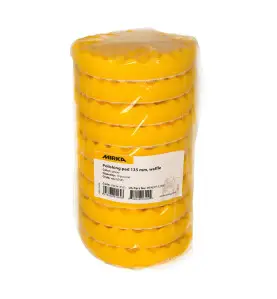 Mousse 135x25mm jaune avec alvéoles, 10/unité Mirka