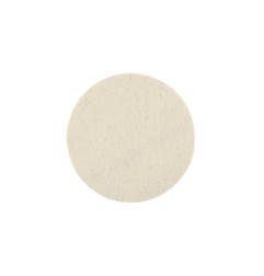 Tampon feutre de polissage 125x6mm blanc, 2/unité Mirka