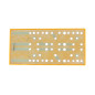 Plateau Net 81x165mm 50 trous Medium pour DEOS 353 Mirka