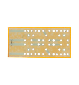 Plateau Net 81x165mm 50 trous Medium pour DEOS 353 Mirka