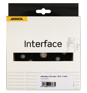 Interface 125mm 33 trous 10mm, 1/unité Mirka