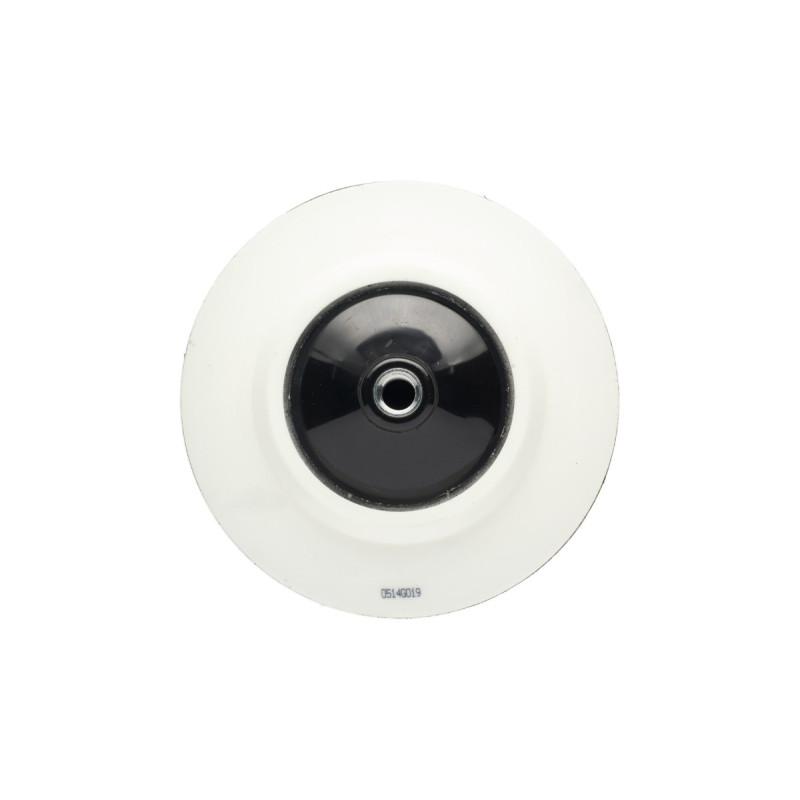 Plateau lustreuse 165mm M14 grip blanc souple Mirka