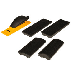 Kit cale aspirante 4 en 1 70x198mm grip 40T jaune Mirka