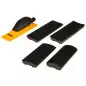 Kit cale aspirante 4 en 1 70x198mm grip 40T jaune Mirka Kit cale aspirante 4 en 1 70x198mm grip 40T jaune Mirka
