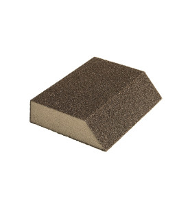 Éponge abrasive biseautée 125x85x25mm P120,100/unité Mirka