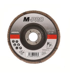Disque à lamelles M-PRO 127x22mm Inox Zirconium120 Mirka