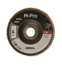 Disque à lamelles M-PRO 127x22mm Inox Zirconium 40 Mirka
