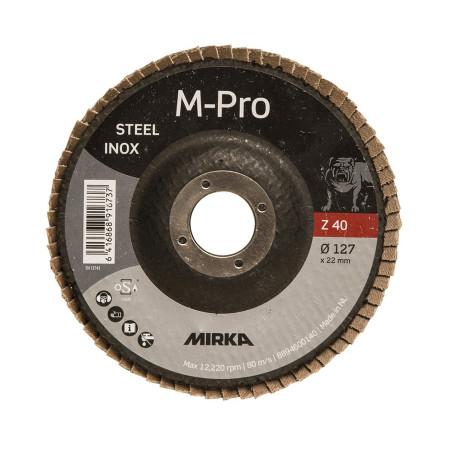 Disque à lamelles M-PRO 127x22mm Inox Zirconium 40 Mirka
