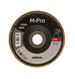 Disque à lamelles M-PRO 127x22mm Inox Zirconium 60 Mirka