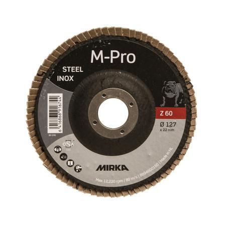 Disque à lamelles M-PRO 127x22mm Inox Zirconium 60 Mirka