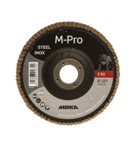 Disque à lamelles M-PRO 127x22mm Inox Zirconium 60 Mirka