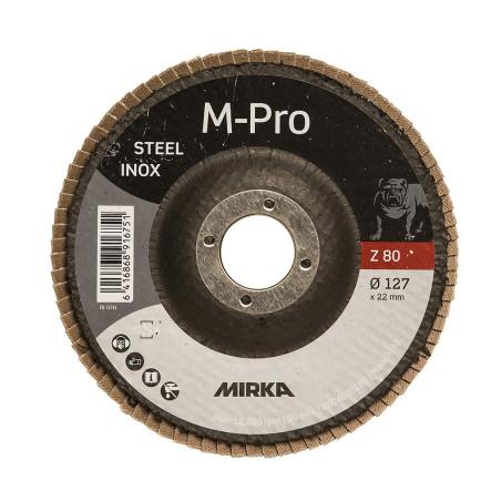 Disque à lamelles M-PRO 127x22mm Inox Zirconium 80 Mirka