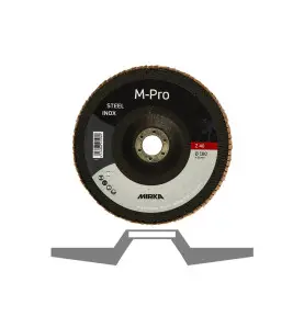 Disque à lamelles M-PRO 180x22mm Inox Zirconium 40 Mirka
