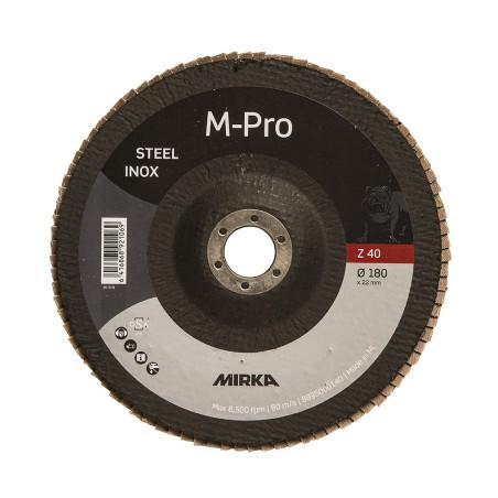 Disque à lamelles M-PRO 180x22mm Inox Zirconium 40 Mirka