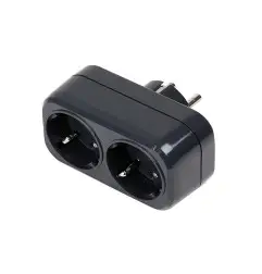 Fiche multiprise Mirka 2P 230V EU, noire Mirka