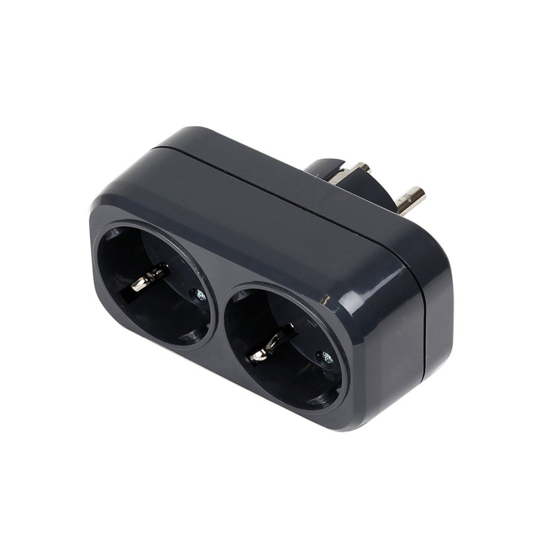 Fiche multiprise Mirka 2P 230V EU, noire Mirka Fiche multiprise Mirka 2P 230V EU, noire Mirka