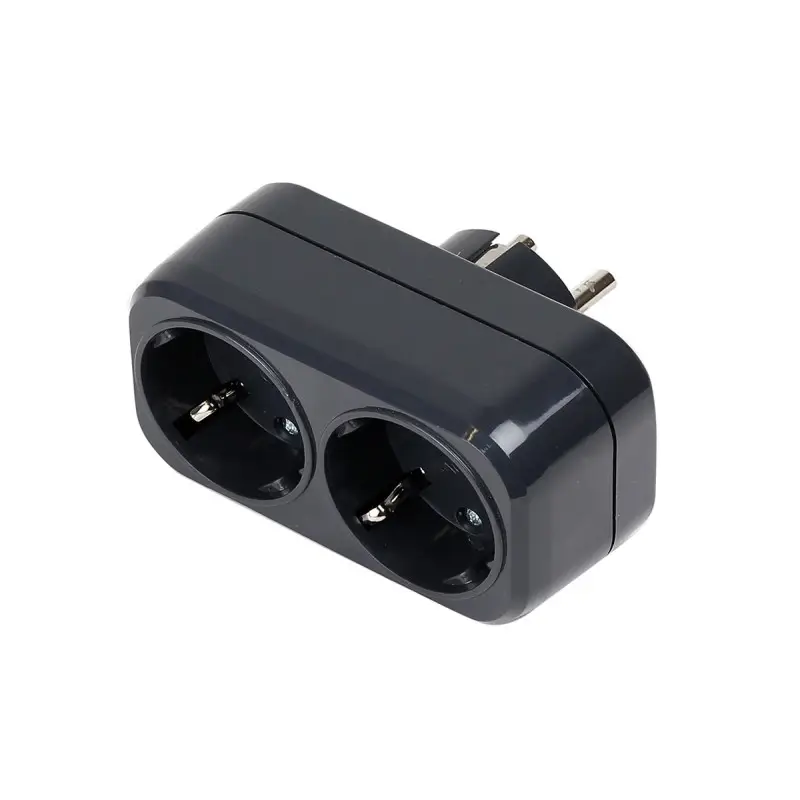 Fiche multiprise Mirka 2P 230V EU, noire Mirka Fiche multiprise Mirka 2P 230V EU, noire Mirka
