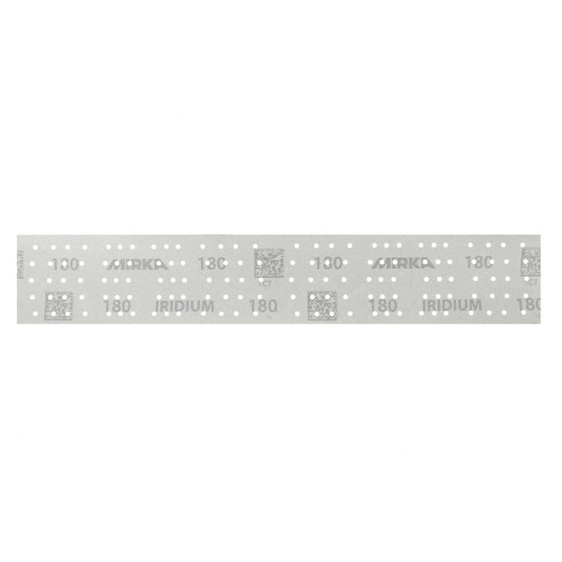 IRIDIUM 70x400mm Grip 140T Perf 180, 100/unité Mirka IRIDIUM 70x400mm Grip 140T Perf 180, 100/unité Mirka