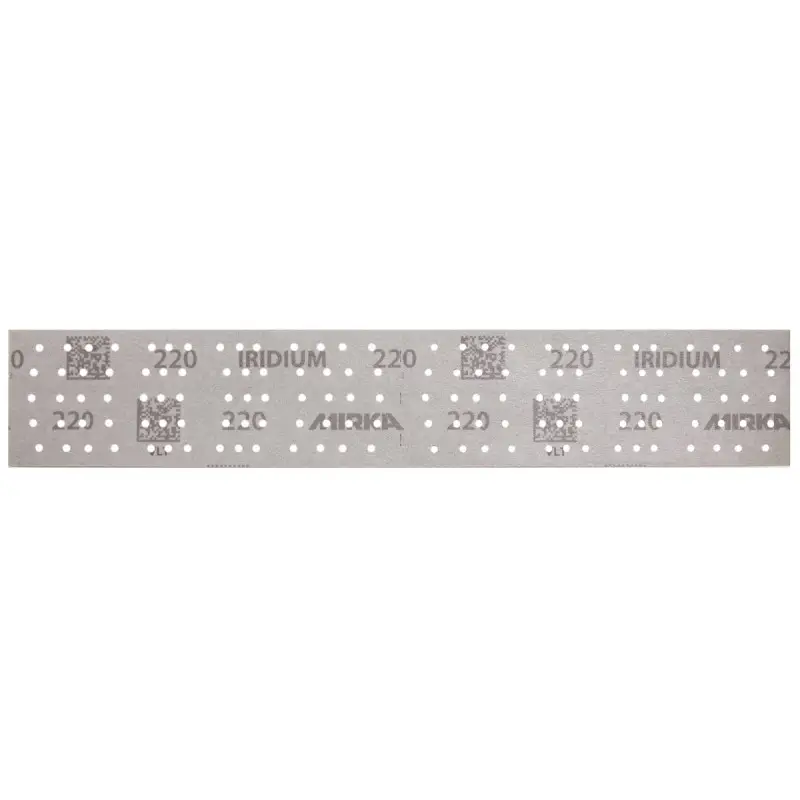 IRIDIUM 70x400mm Grip 140T Perf 220, 100/unité Mirka IRIDIUM 70x400mm Grip 140T Perf 220, 100/unité Mirka